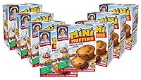 Vista 1 de Little Debbie Mini magdalenas con chispas de chocolate, bolsas de 40 a 1.7 onzas (8 cajas)