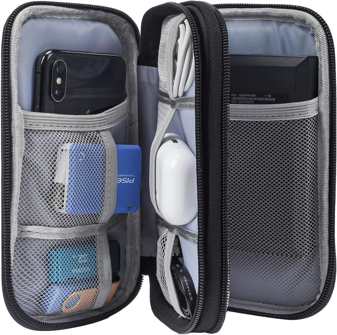 M.G.R.J® USB Flash Drive Case Thumb Drive Holder Case Organizer Portable Electronic Accessories Storage Bag for USB Flash Drives Jump Drive Memory Stick, SD Card, Cables (Nylon|Black-Grey) (B0D5CV4GYV) Amazon Price History, Amazon Price Tracker
