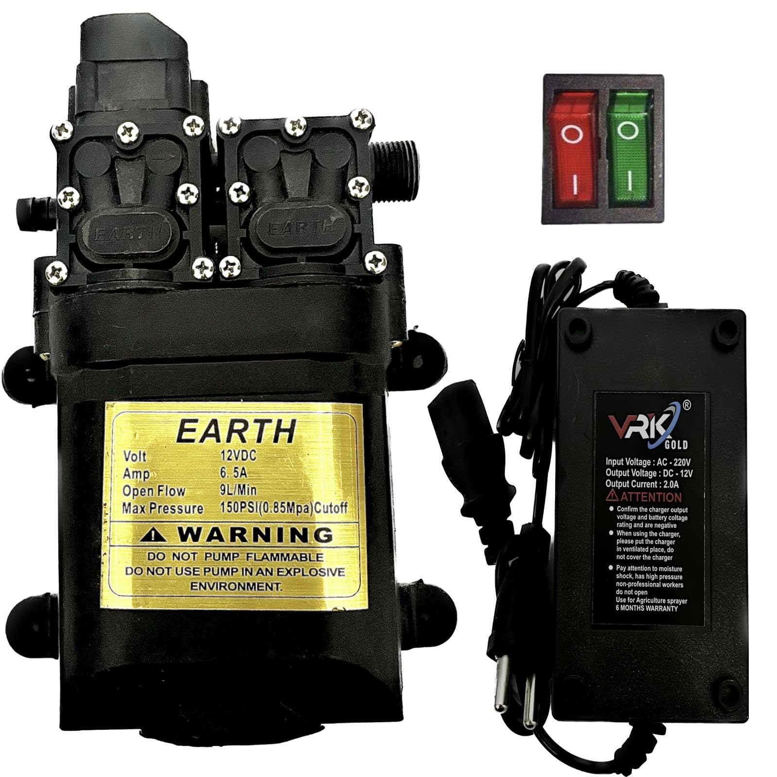 See full amazon price history chart for Garden Basket Hubb 12 Volt Dc Double Motor Sprayer Pump with Charger, Double Switch for Gardening, Agriculture | Sprayer Pump (Combo Pack) Garden Basket Hubb 12 Volt Dc Double Motor Sprayer Pump with Charger, Double Switch for Gardening, Agriculture | Sprayer Pump (Combo Pack) (B0CFFQ4C69) Amazon Price History, Amazon Price Tracker