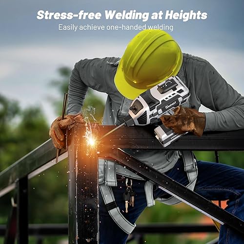 Miniatura 6 de Máquina de soldadura portátil de 110 V con gafas de oscurecimiento automático Inversor IGBT de mano soldador ARC pistola soldador  6 ajustes de