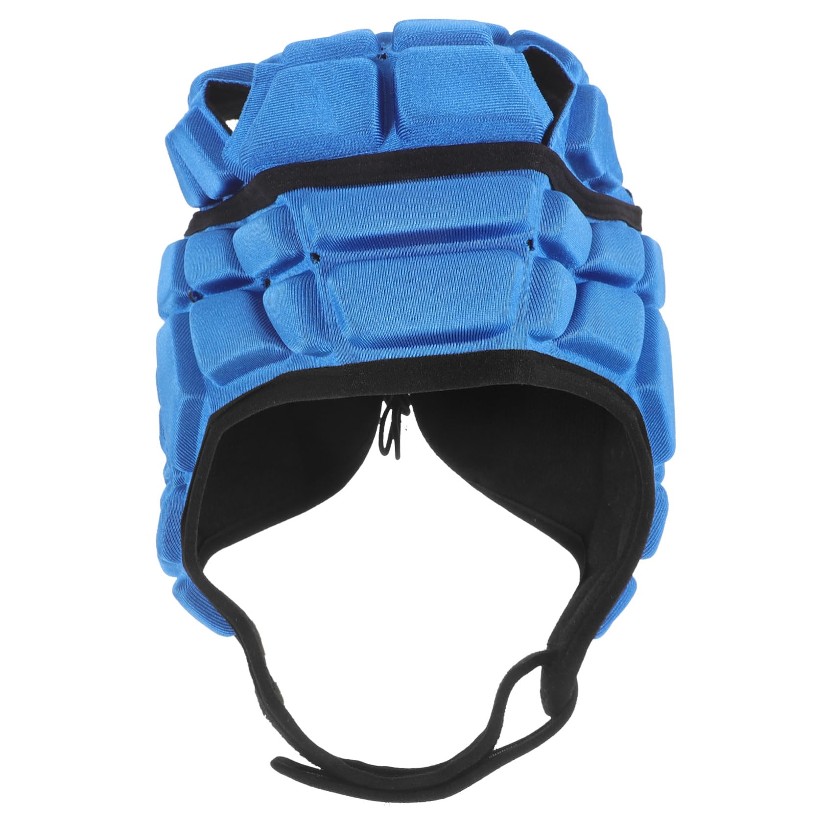 BESPORTBLE copricapo da wrestling guardia protettivo casco da atleta imbottito casco caschetto rugby protezione per la testa da rugby protezione per la testa regolabile spugna Blue