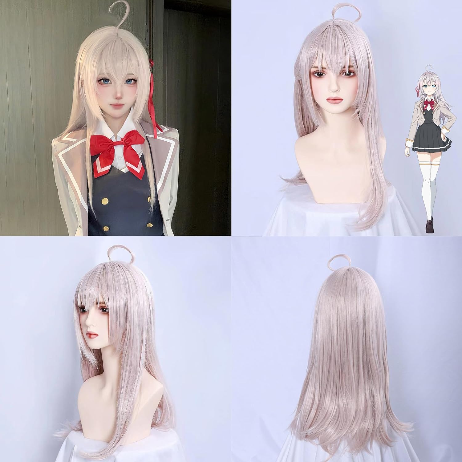 ロシデレ アーリャ コスプレ 衣装 制服 ウィッグ付き 時々ボソッと  