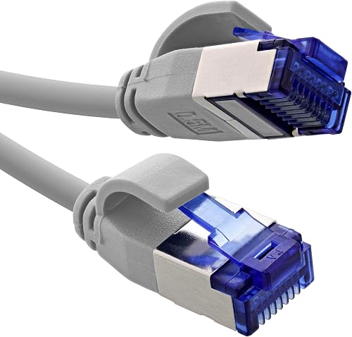 InLine Cable de conexión fino, cat. 6A, S/FTP, TPE (LSZH) flexible, PoE, cobre (