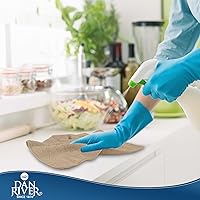 Vista 130 de DAN RIVER Juego de 4 toallas de baño, 27 x 54 pulgadas, 100% algodón, más grandes y ligeras, de secado rápido, súper suaves y absorbentes, toallas