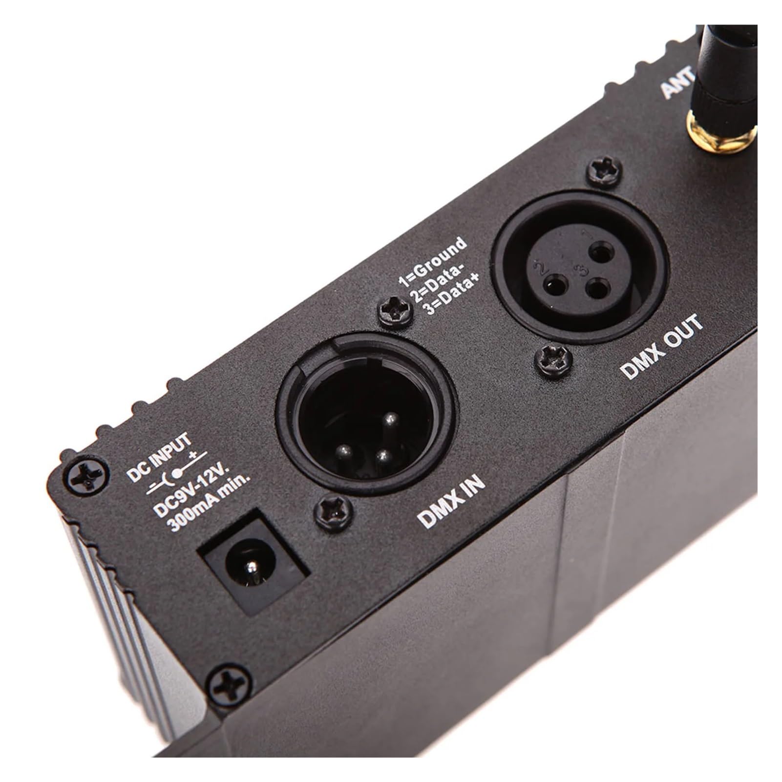 DMX Controller, 2,4G Wireless DMX 512 Controller Sender Empfänger, LCD-Display Leistung einstellbar Repeater Beleuchtung Controller