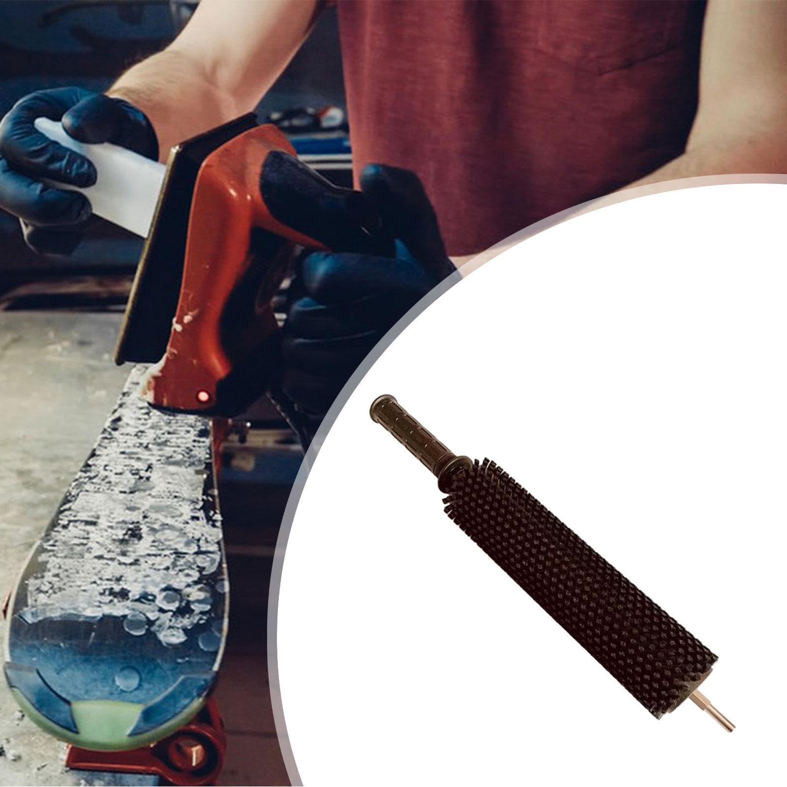 Brosse à Farter Les Skis avec Manche, Brosse en Nylon de 30 Cm, Légère.