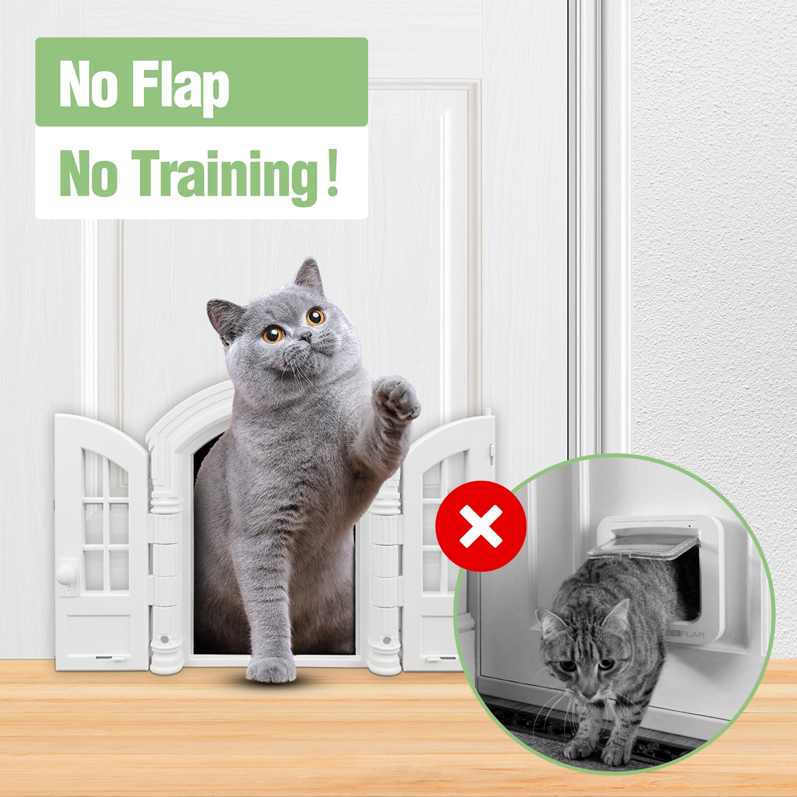 French Cat Door Patented Cat Door For Interior Doors Tres, 56 OFF