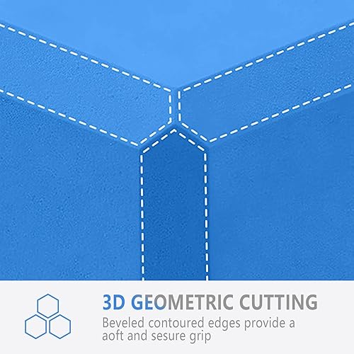 Miniatura 5 de 2 Pack 9‘’x6‘’x4‘’ Yoga Blocks with Stretch, Durable Yoga Foam Blocks, High Density & Non Slip Surface for Yoga, Pilates, Stretching, Dance, Ballet,