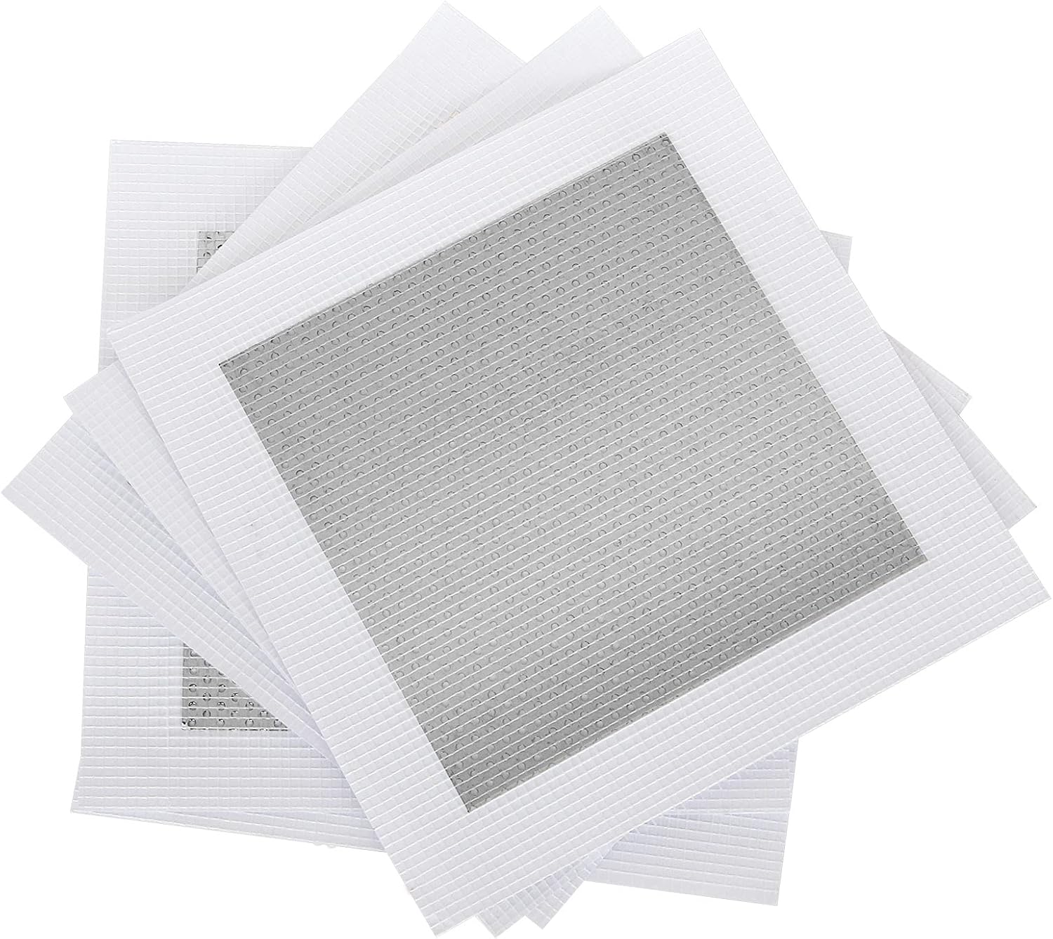 Acrux7 12 PCS Drywall Repair Kit 6x6 Inch Drywall, Self Adhesive Patch Wall Repair Patch for Drywall, Repair Damaged Walls, Roofs, Holes - - 