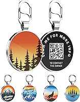 Vista 18 de Etiquetas de perro QR personalizadas para mascotas, etiquetas de identificación de código QR, etiquetas de identificación de mascotas inteligentes