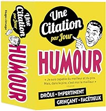 Download Une Citation par jour Humour 2019 PDF