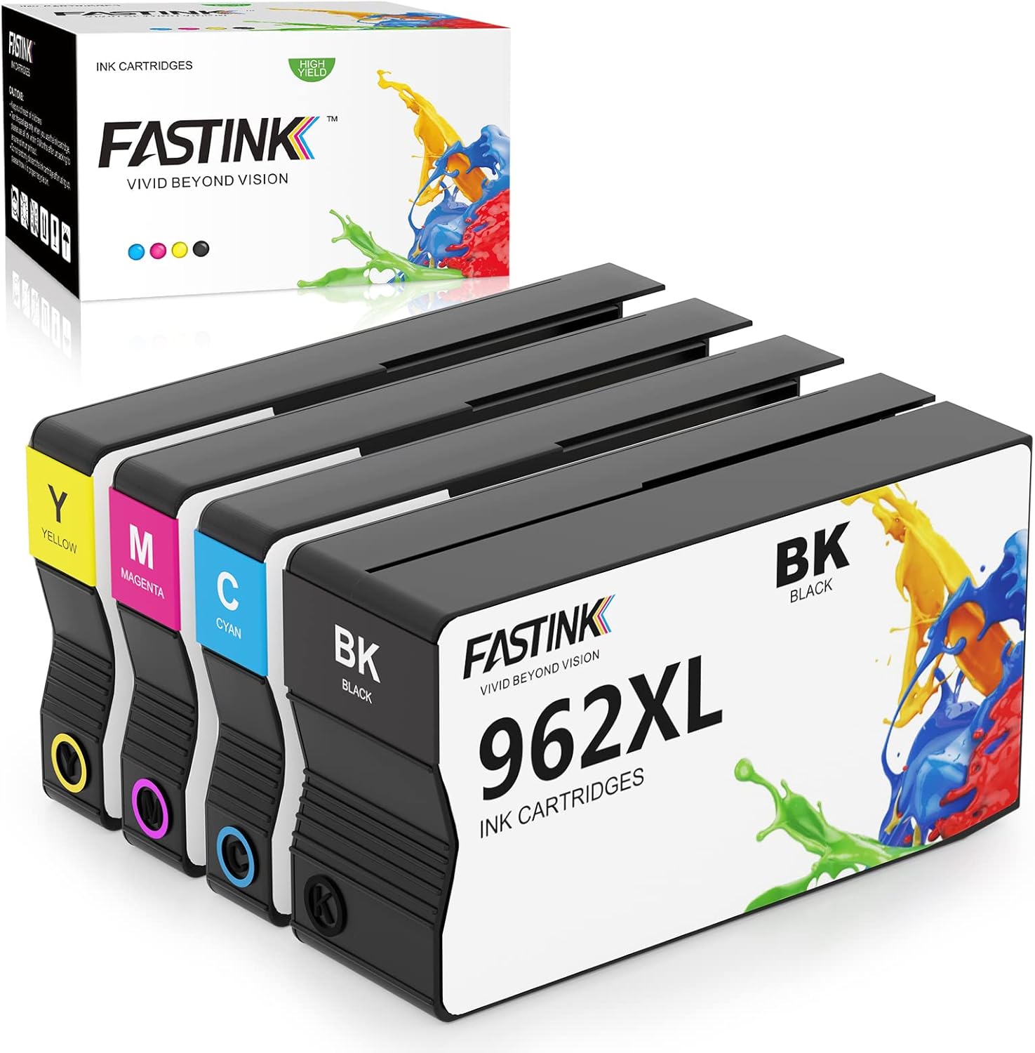 Compatible 962XL Ink Cartridges Combo Pack High Yield