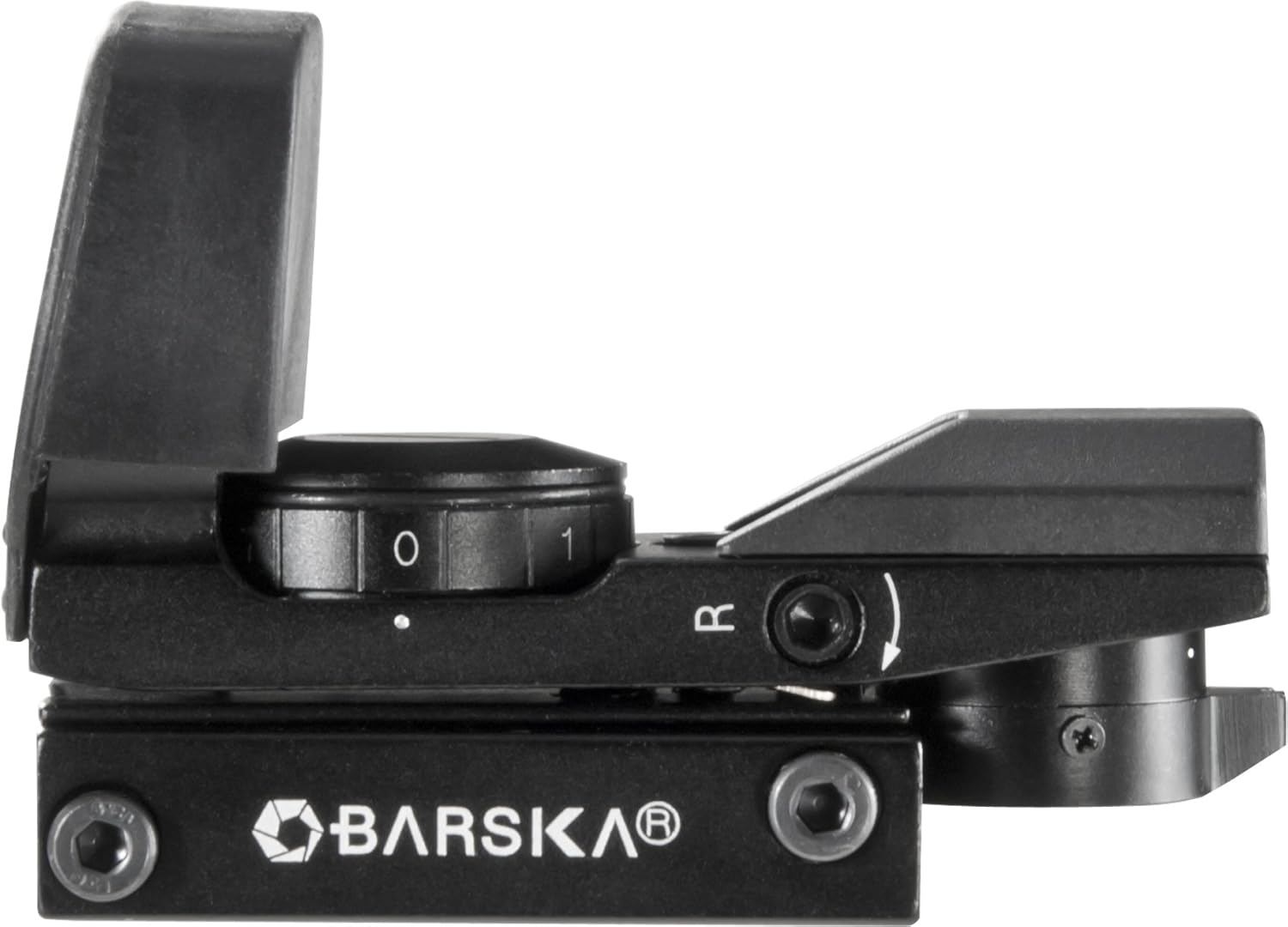 BARSKA 1x Reflex Red Dot Sights – Multi-Reticle and Single-Dot Options with Illuminated Reticles, Quick-Release Mounts, and Unlimited Eye Relief