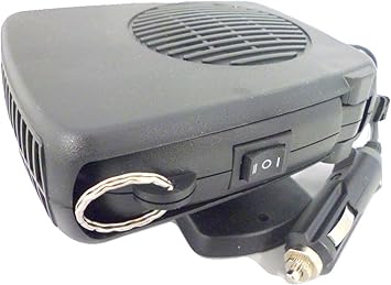Amazon Co Jp 超便利 車載 暖房 12v 150w ファン ヒーター クーラー ドライヤー シガーソケット 車 バイク