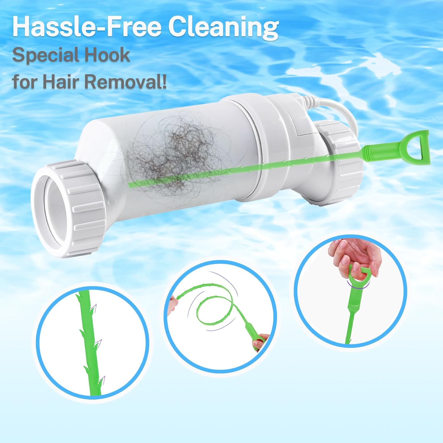 Salt Cell Plate Up to 40,000 Gallons Swimming Pool Salt Chlorine Generator, Salt Cell for Pool Fits for Hayward W3T-CELL-15 BLW1T15H