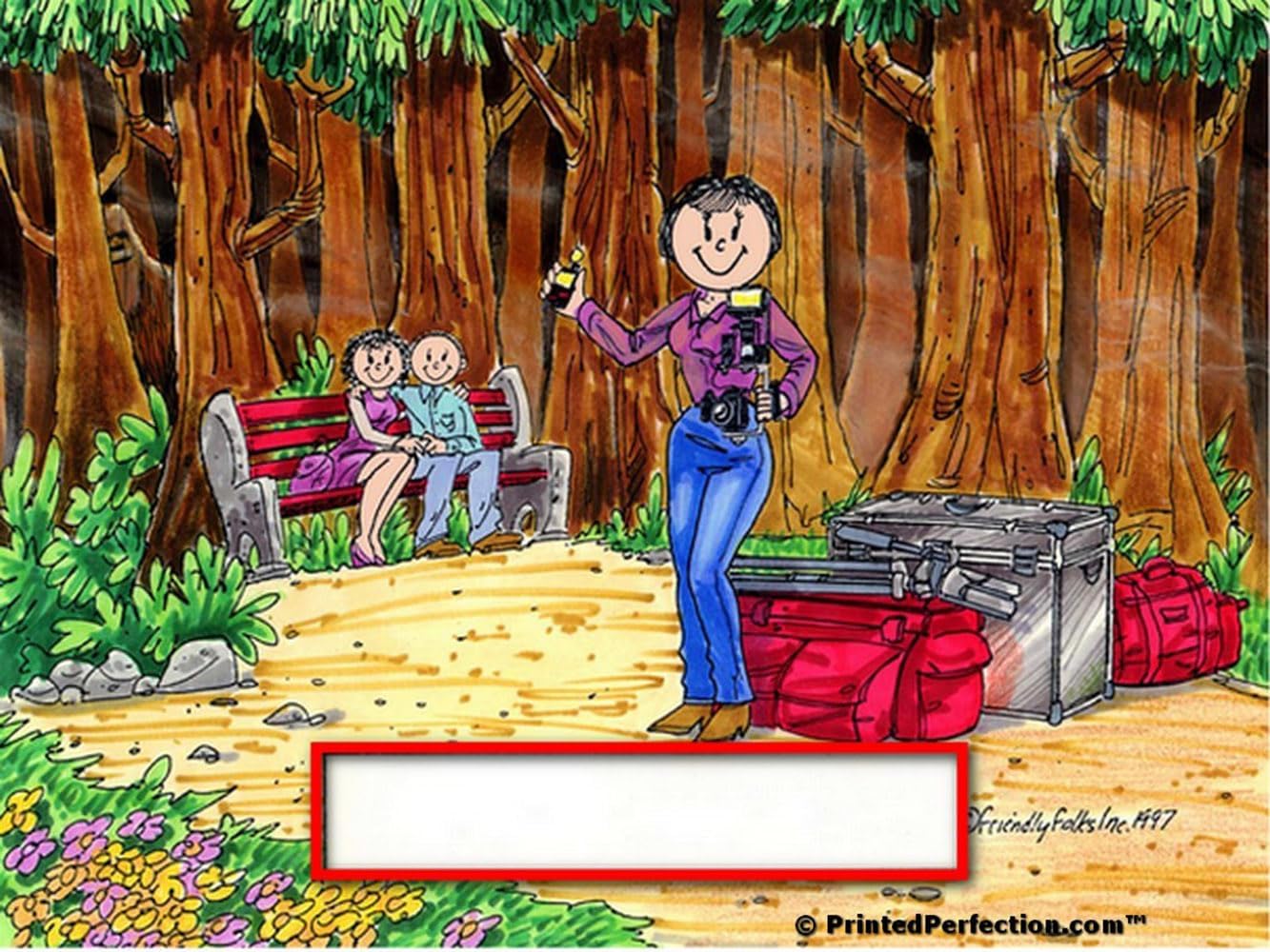 PrintedPerfection.com Personalized Photographer - Female Snow Globe Gift