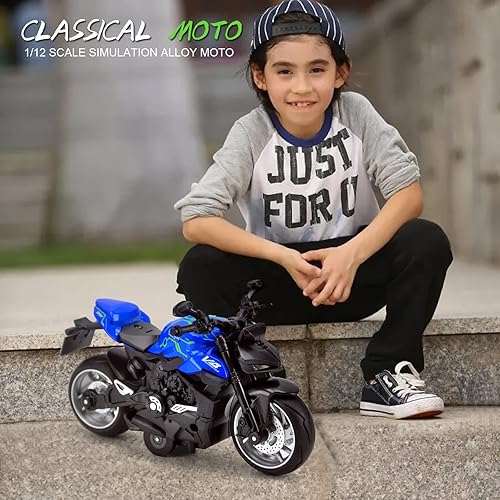 Vista 21 de Juguete de motocicleta – Juguetes de motocicleta para niños de 3-5, 5-8, mini motocicletas de juguete con luces y sonidos para niños y niñas de 3