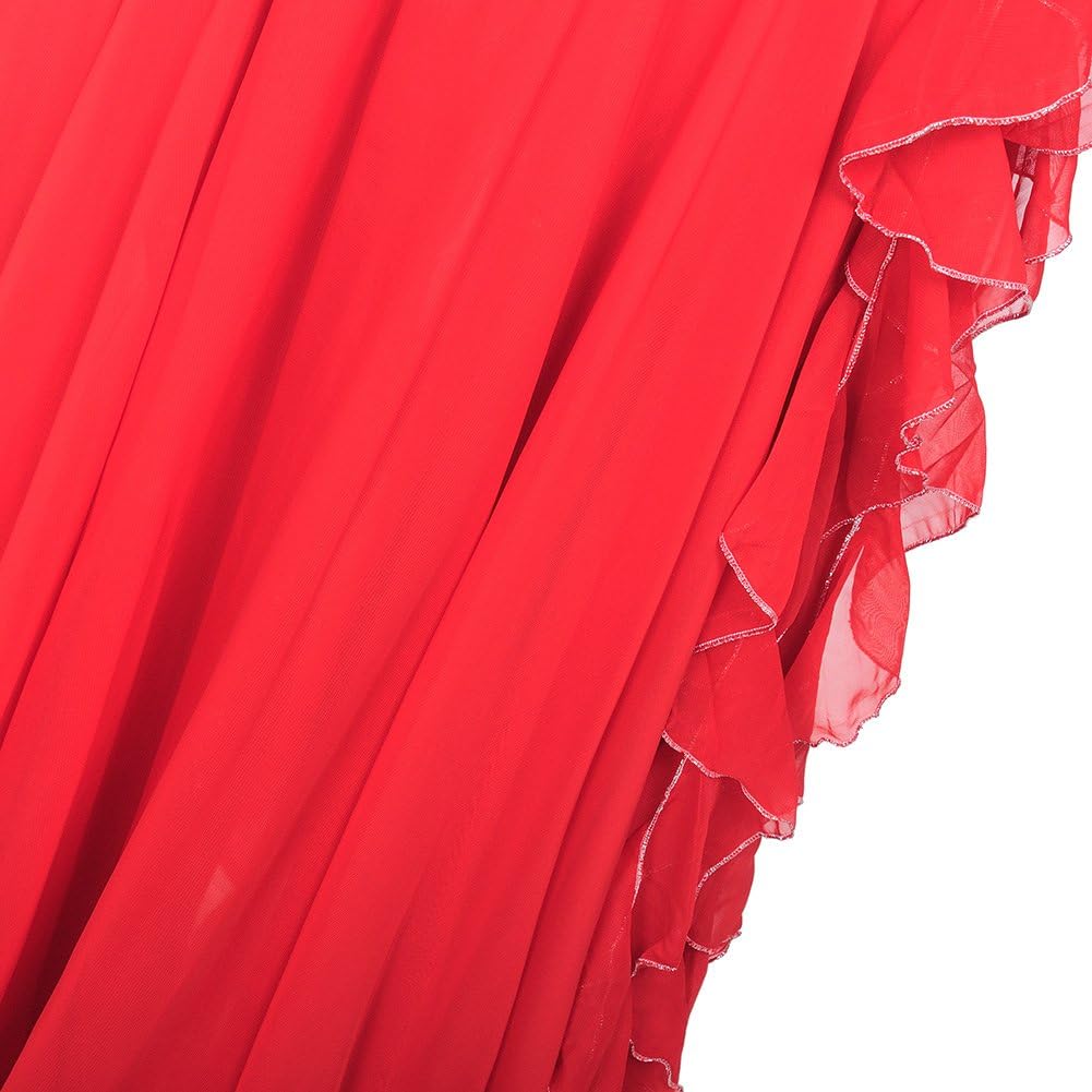 ROYAL SMEELA Chiffon Belly Dance Skirt Slit Bellydance Skirts Tribal Belly Dancer Costumes for Women Carnival Outfit - Image 5