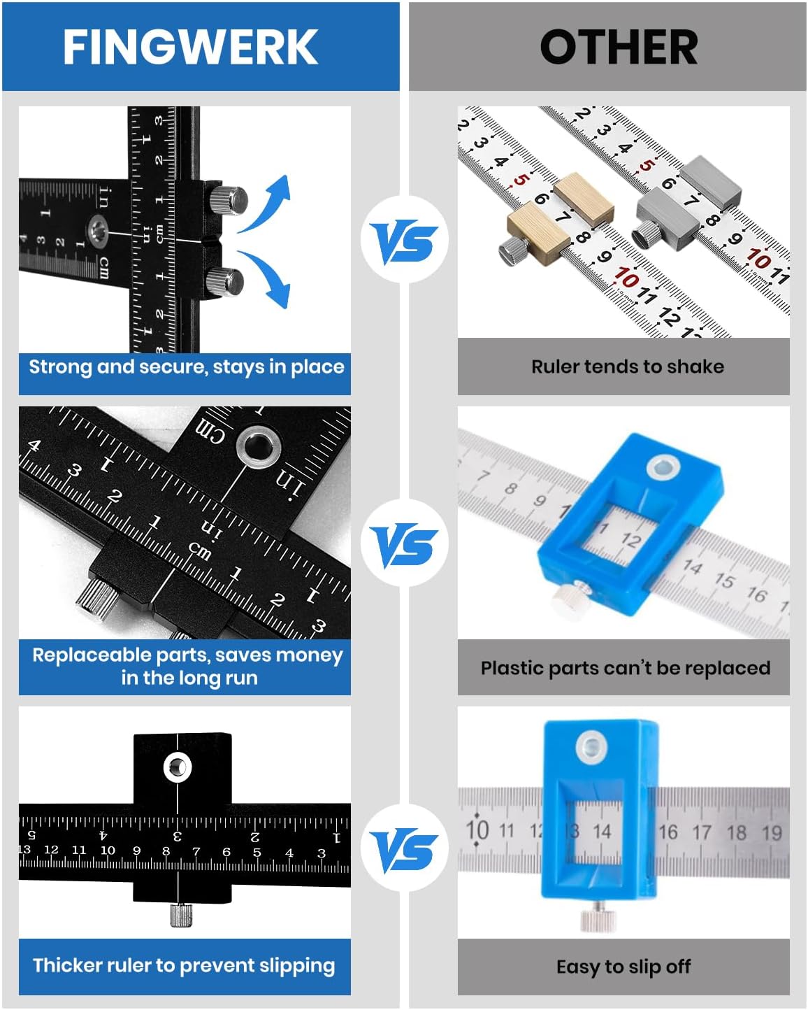 New Cabinet Hardware Jig Tool Set - Aluminum Alloy Cabinet Handle Jig – With Automatic Center Punch, Cabinet Jig 14-Piece - Adjustable Drill Guide for Cabinet Installing/Drawer Knobs - Door Pulls