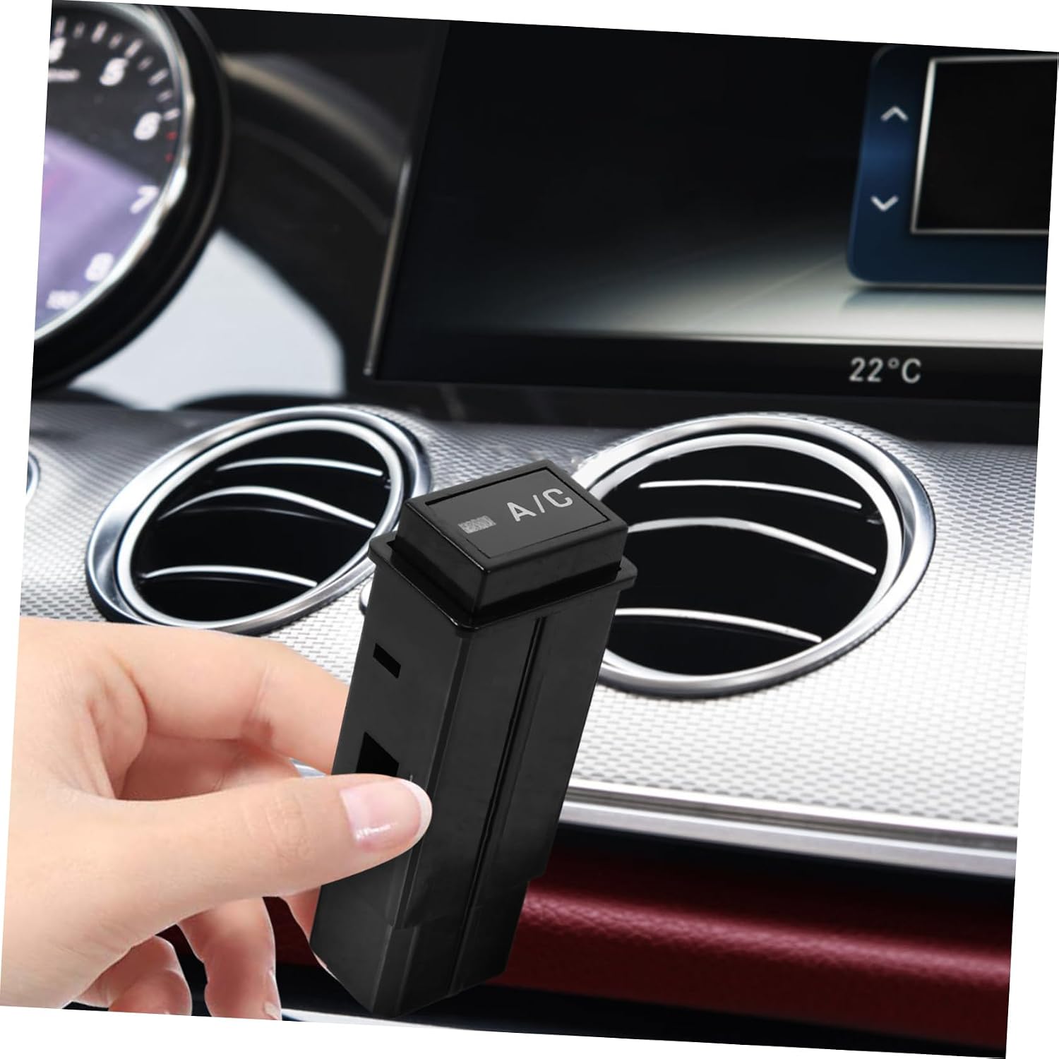 Alipis Air Conditioning System Button for Cars Easy to Install Sleek Design and Highly Responsive Control for Optimal Comfort Your Vehicle