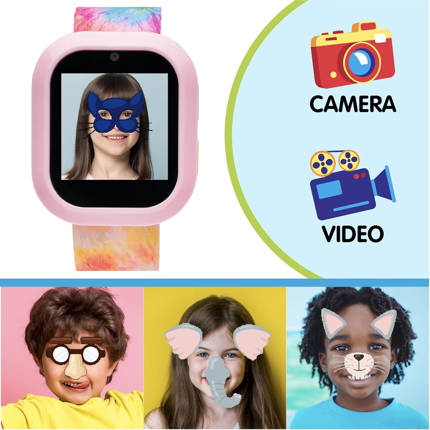 iTech Jr Smartwatch camera and video features