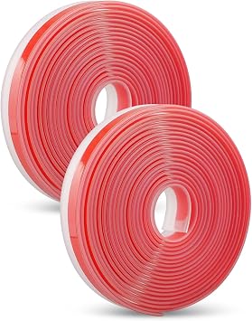 495209 495207 Self-Adhesive Splinter Guard Replacement Strip, Fit for Festool Guide Rail FS/2 FS/2 KP Track Saw FSK Models Splinter Guard Strip, Thickened Rubber 197 Inches 2PCS