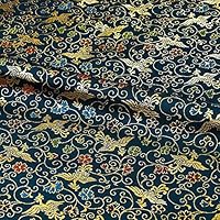 S3 打敷　　正絹別織綿　金地入子菱鳳凰　京都西陣織 袋帯 平等院鳳凰堂木彫金唐草 京都西陣織袋帯No.2293 廣部商事