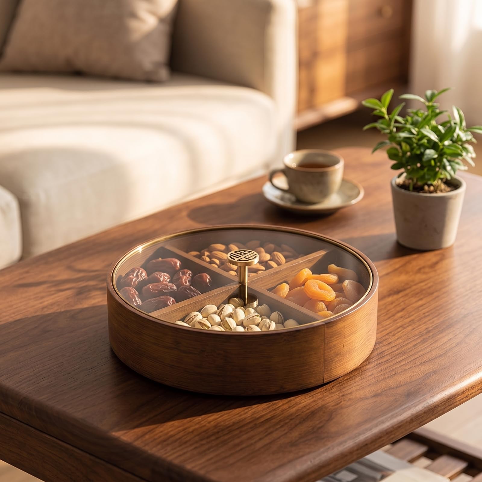 Caja con Tapa Estilo, Style to 3, 25 × 25 × 6 Cm