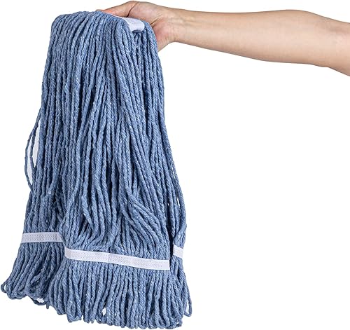 Miniatura 9 de Restaurantware RW Clean - Cabezal de trapeador de repuesto de 24 onzas, 1 cabezal de trapeador de cuerda resistente, mango de trapeador se vende por