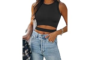 Elegant Black Crop Tops for Women: Elevate Your Style to New Heights