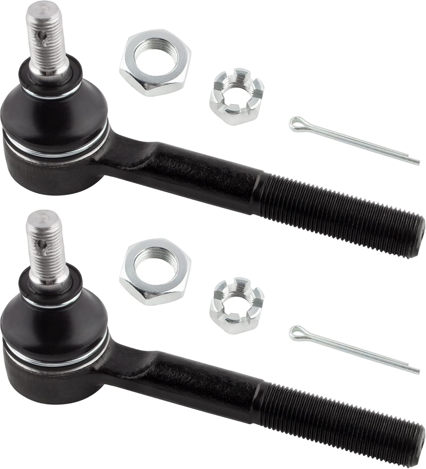 K9347 K9022 K9500 ES3376 ES3375 Front Idler Arm Inner & Outer Tie Rod Ends Upper & Lower Ball Joints Suspension Kit for Nissan D21 1986-1994 Pickup 1995-1997 4WD Pathfinder 1993-1995, Pack of 9