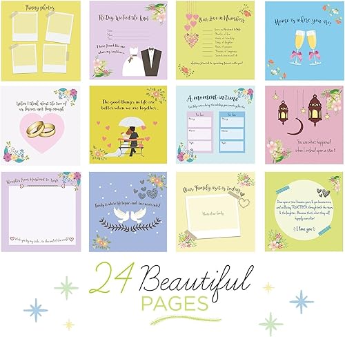 Miniatura 3 de Libro de aniversario  Un álbum de memoria de boda de tapa dura para documentar tu tercer aniversario de boda  Regalos únicos para pareja para él y