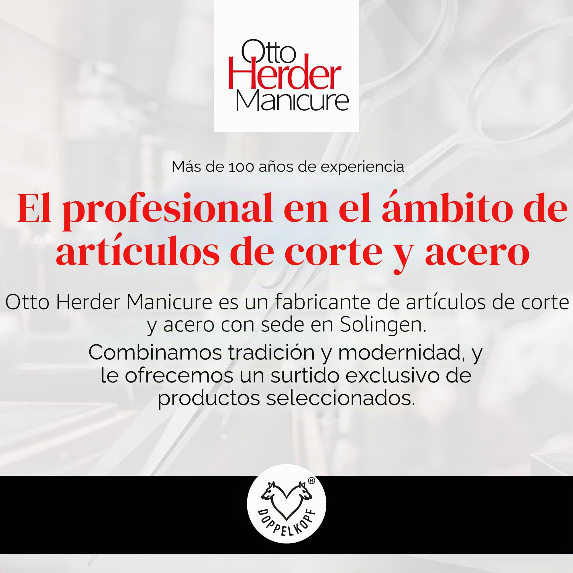 OTTO HERDER Cortaúñas de 14 cm, cortaúñas de acero inoxidable, cortaúñas con 1,6 cm de longitud de corte para uñas gruesas y encarnadas