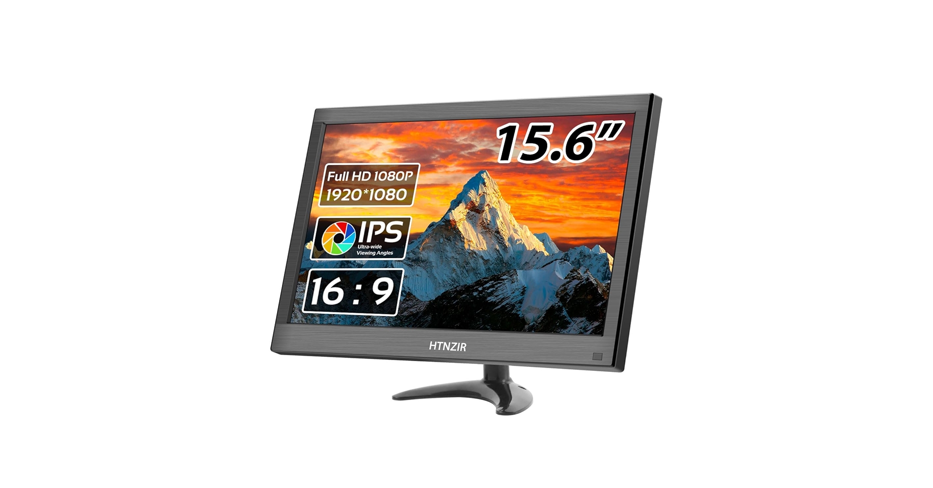 PCモニター 15.6 Amazon.com: HTNZIR 15.6 inch PC Monitor FHD IPS Display 1920