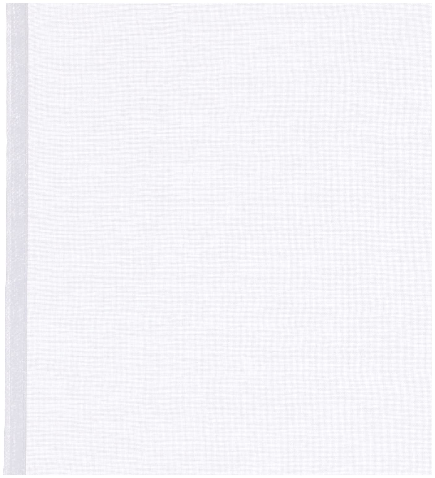 Dolly Tenda trasparente per portafinestra poliestere bianco 70x200 cm Soleil d'ocre