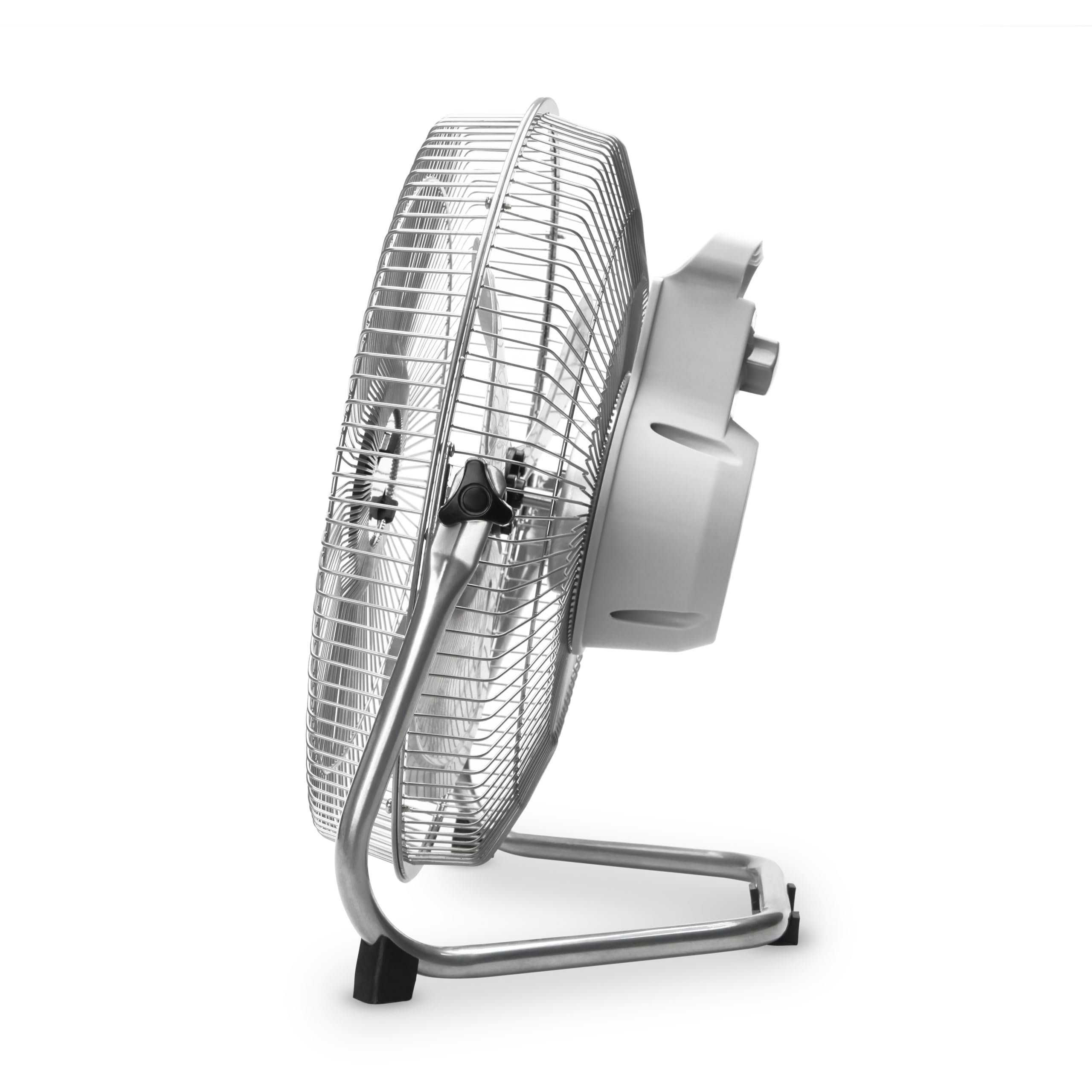Orbegozo PW 1230, ventilatore da pavimento, inclinazione regolabile, 45 W, pale metalliche da 30 cm, maniglia per il trasporto, griglia di protezione, 3 velocità
