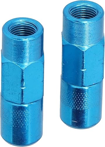 Miniatura 6 de 2 piezas de boquilla de grasa de boca plana con autobloqueo, boquilla de ajuste de boquilla de acoplador de grasa estándar, manguera de lubricación,