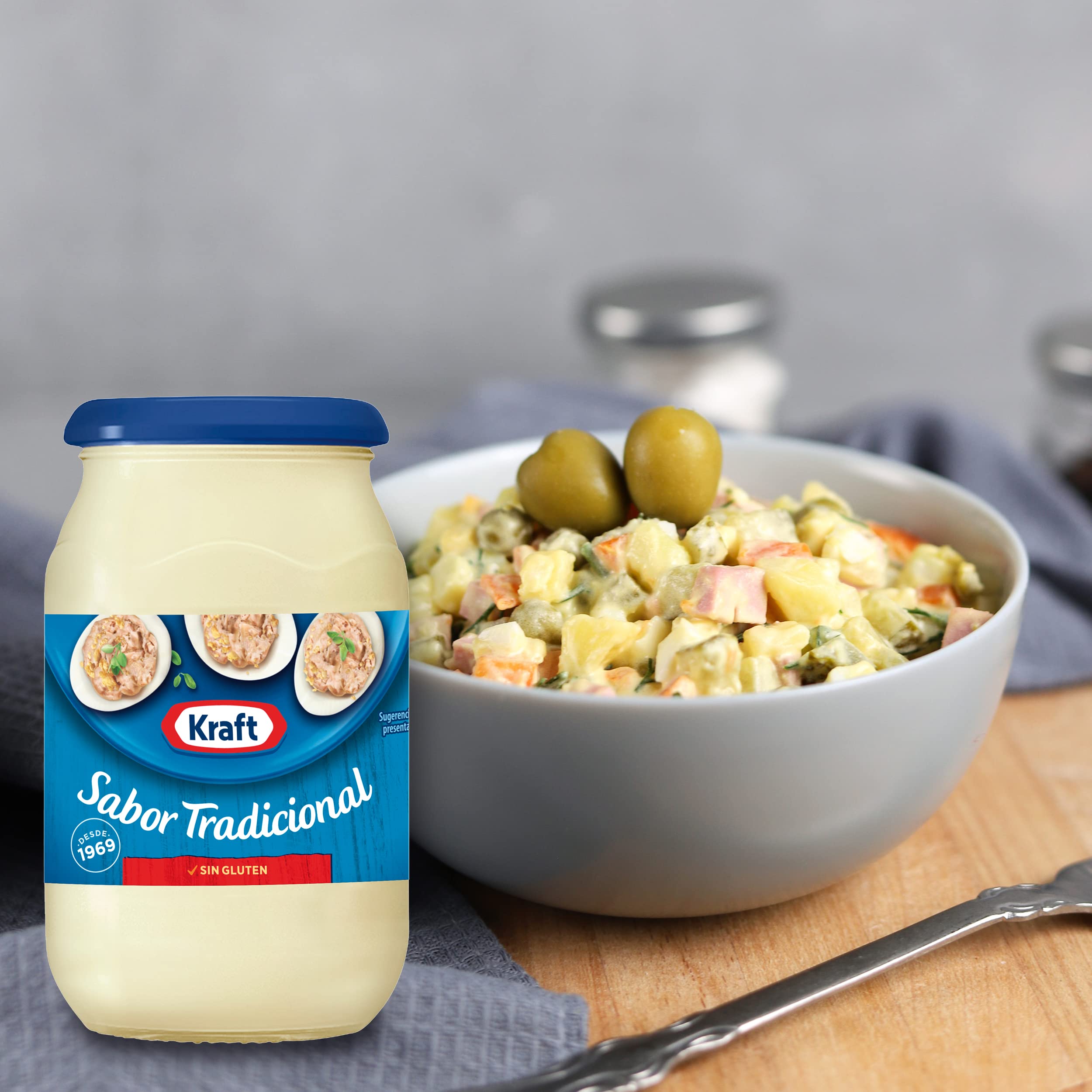 Kraft Salsa Mayonesa Sabor Tradicional Frasco 500ml