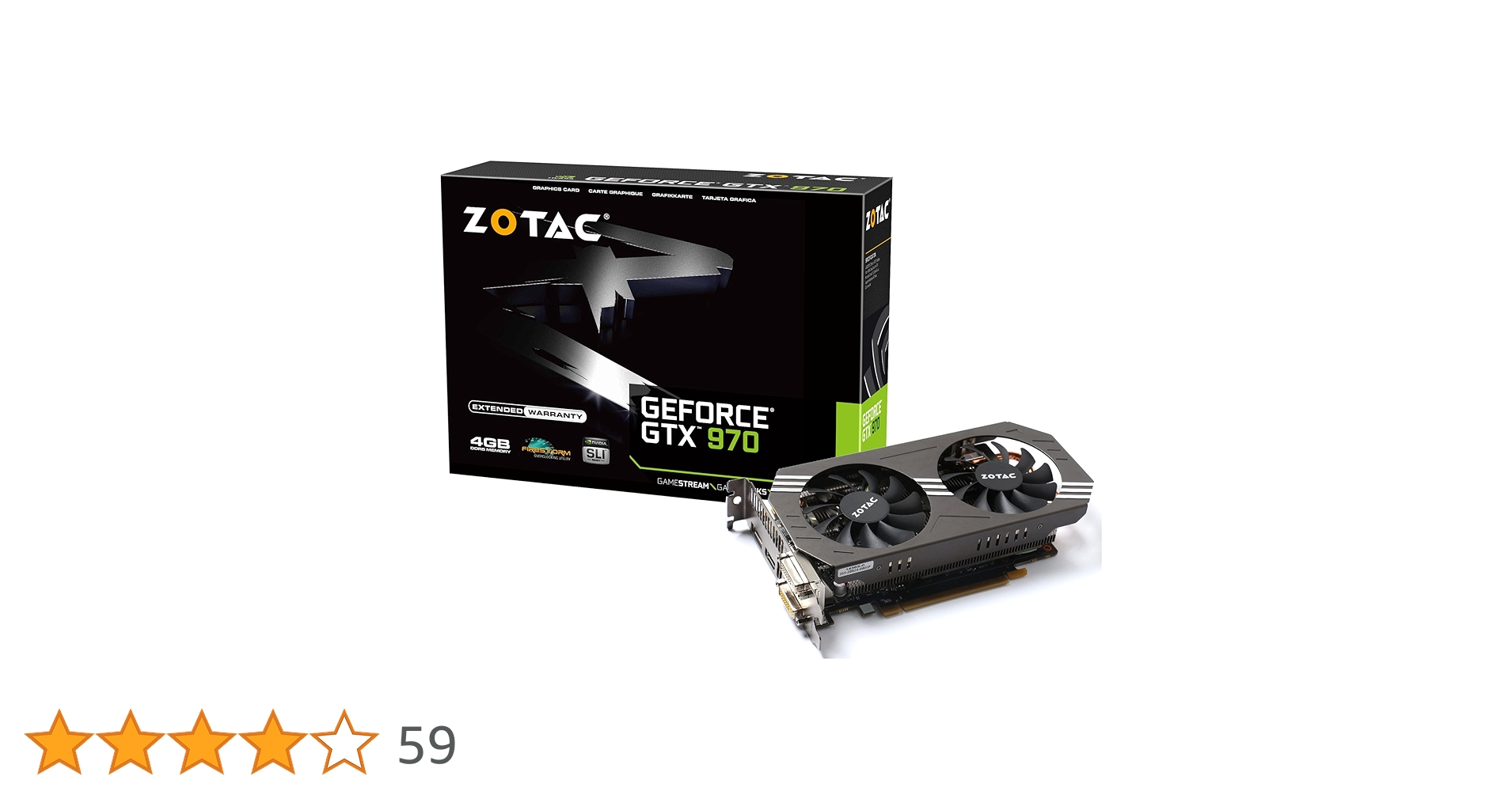 Amazon | ZOTAC GeForce GTX 970 グラフィックスボード VD5516