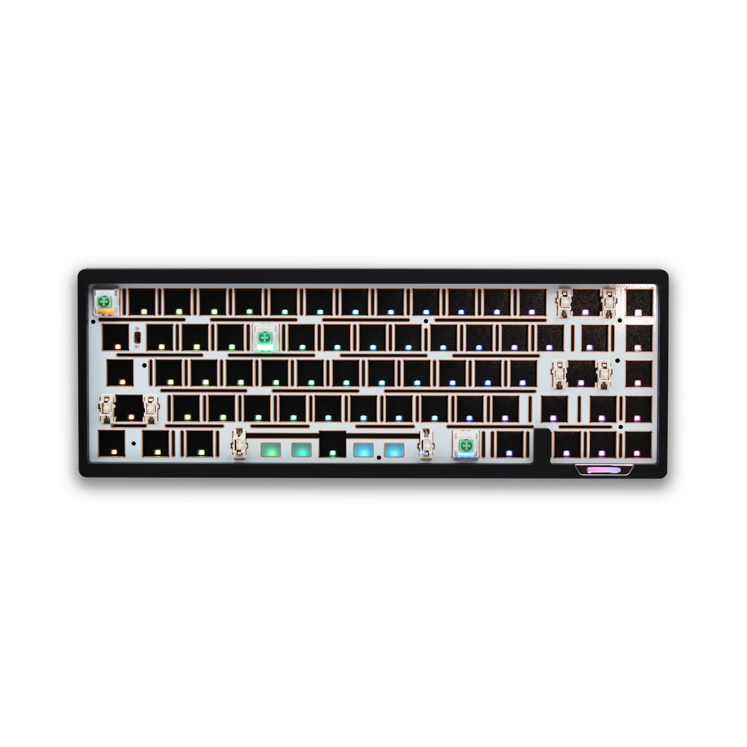 Amazon | Glacier Weikav Lucky65 V3 65%メカニカルキーボードキット 