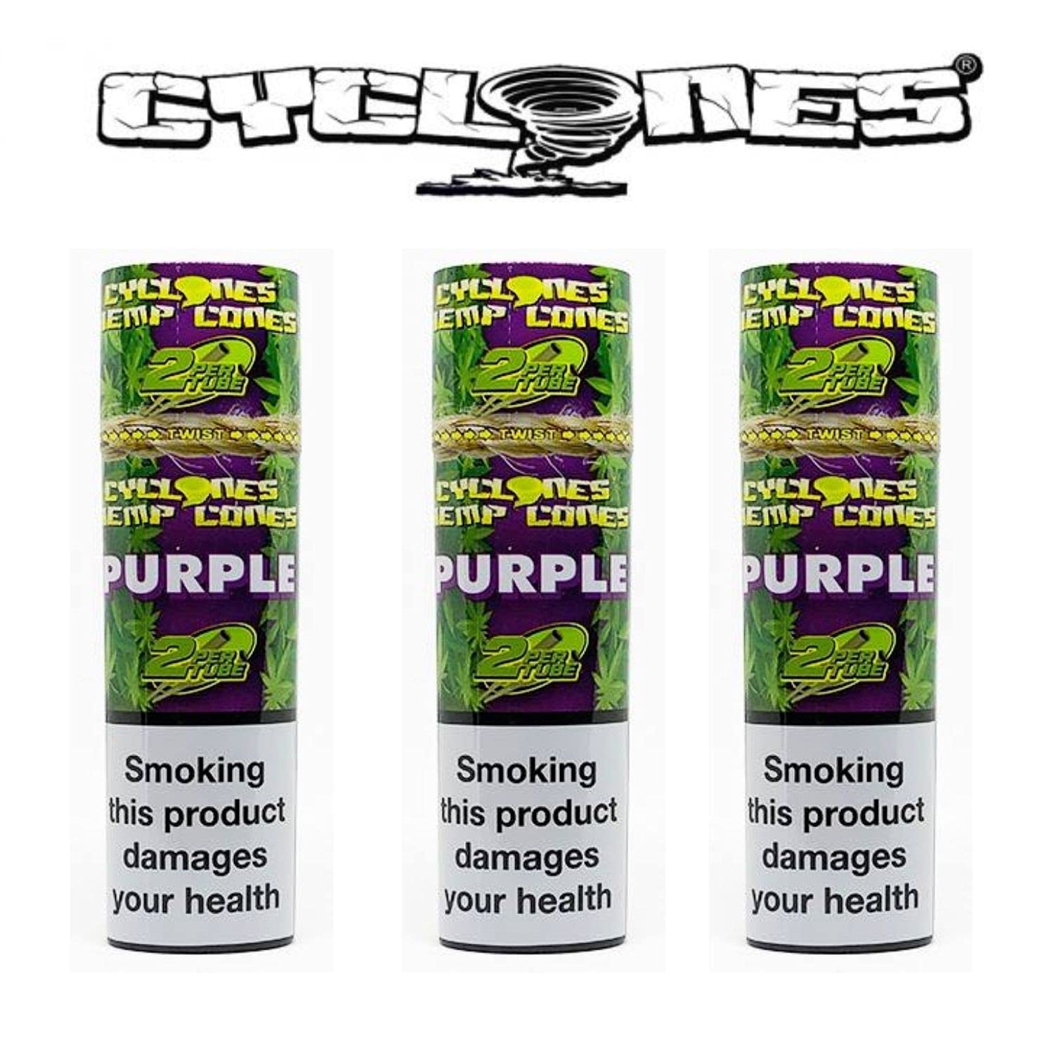 OutonTrip Cyclone Wrap - Purple Flavour - (2 Pieces per Pack, Brown) - Pack of 3-image-45