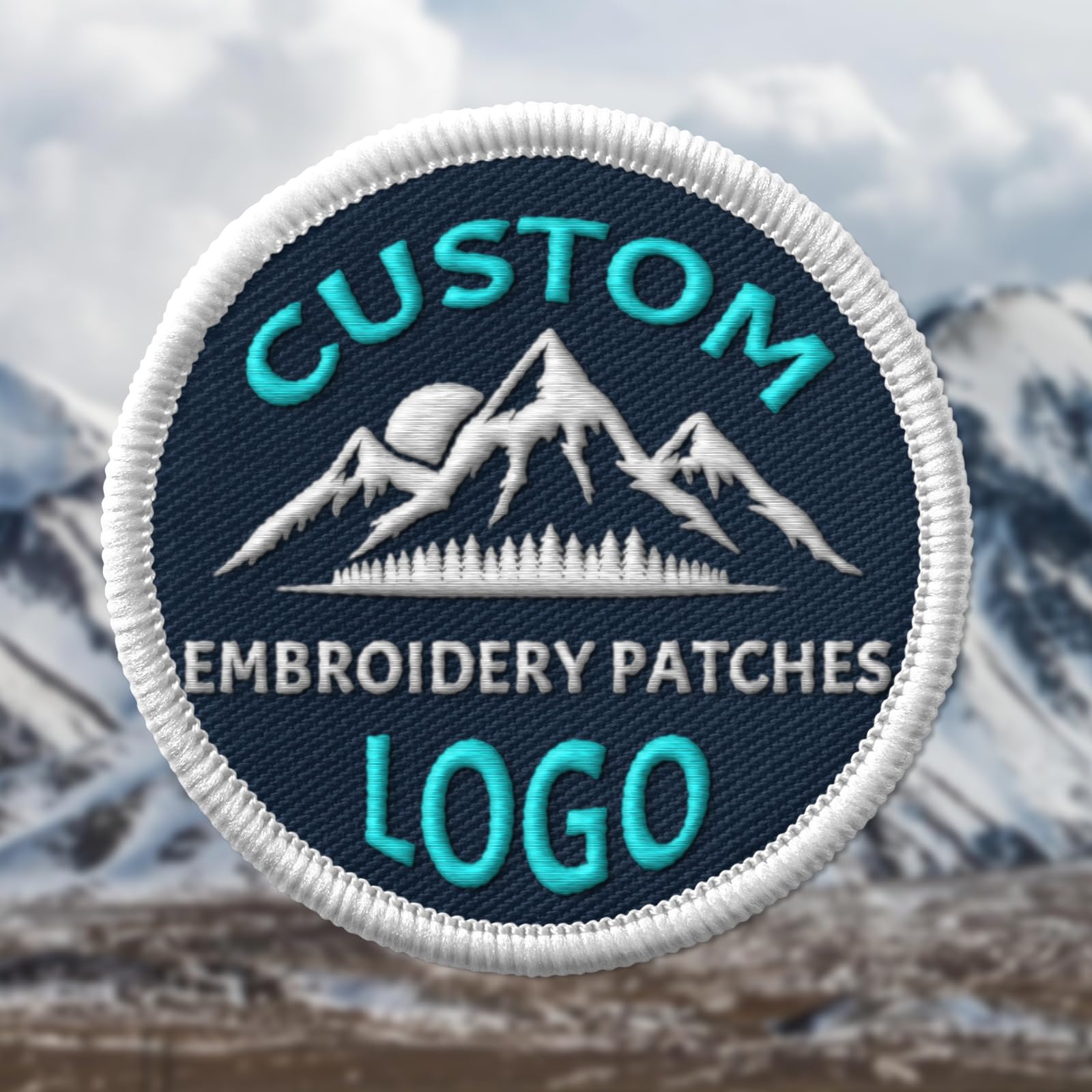 Custom Embroidered Patches, Personalized Iron-On, Sew-On, or Hook & Loop Patches for Clothes, Backpacks, Hats, Custom Logo Patches for Businesses, Teams, and DIY Fashion