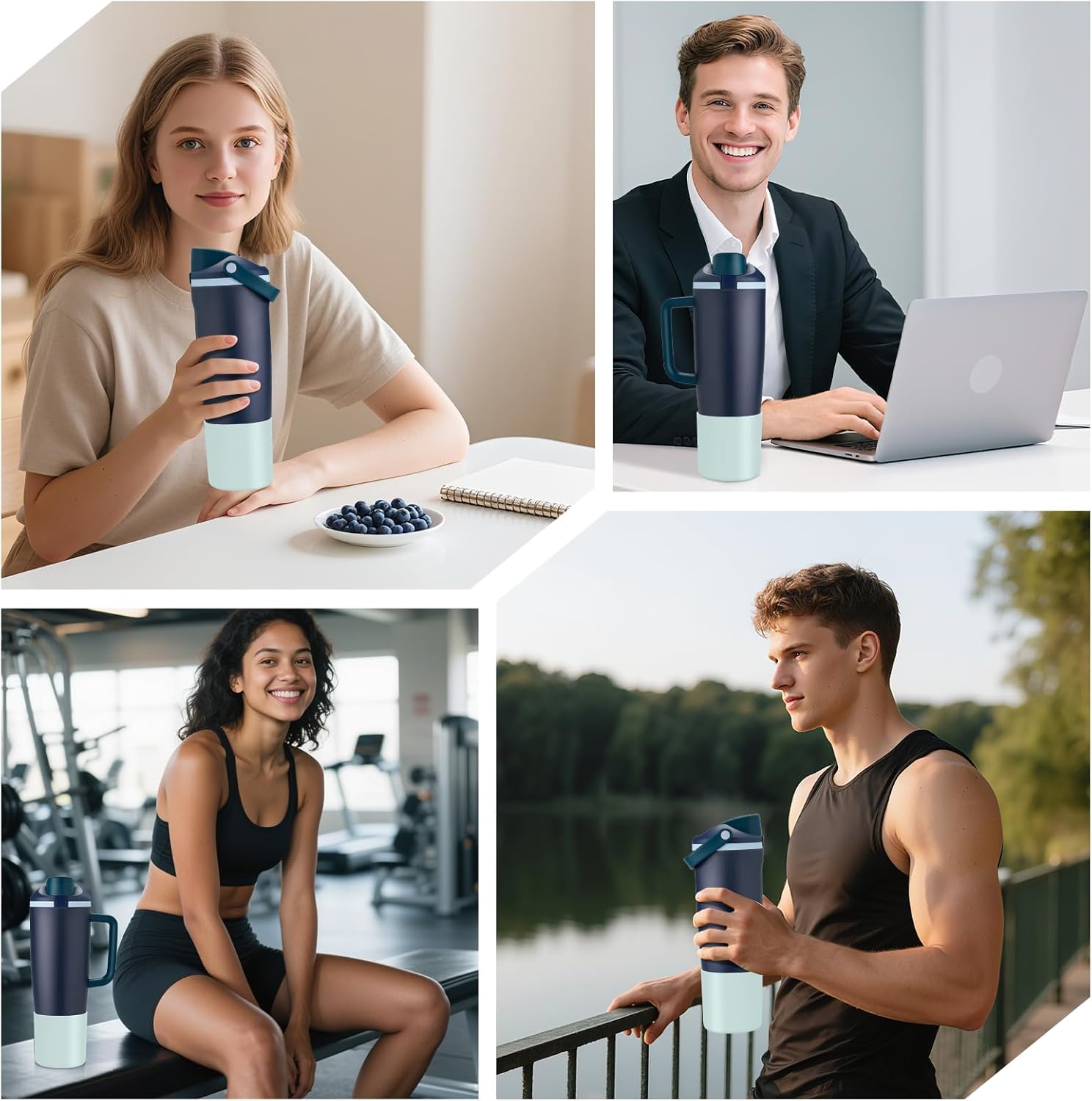 Silicone Higher Boot Compatible with Owala 30oz & 40oz FreeSip Sway Bottles & Tumblers, Large Protection Anti-slip Bottom Cover Sleeve for Freesip Sway Tumbler and Bottle - Image 7