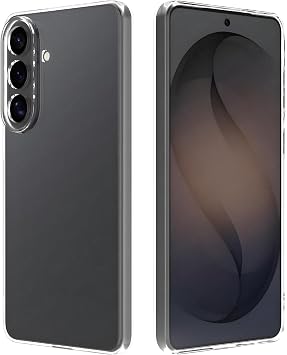 Ehr. Samsung Galaxy S26 ile Uyumlu Kamera Korumalı Darbe Önleyici Ultra Slim Soft TPU Şeffaf Silikon Kılıf