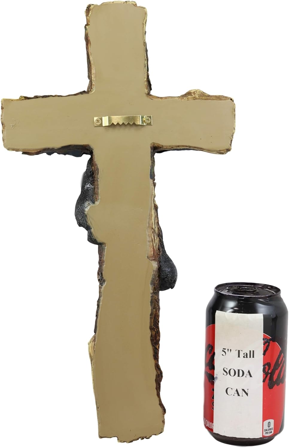 Ebros Gift Rustic Western 3 Playful Climbing Black Bears Wall Cross Decor Vintage Textured Tree Bark Design Hanging Sculpture 14.25"H Catholic Christian Country Cabin Lodge Accent Decorative Crosses