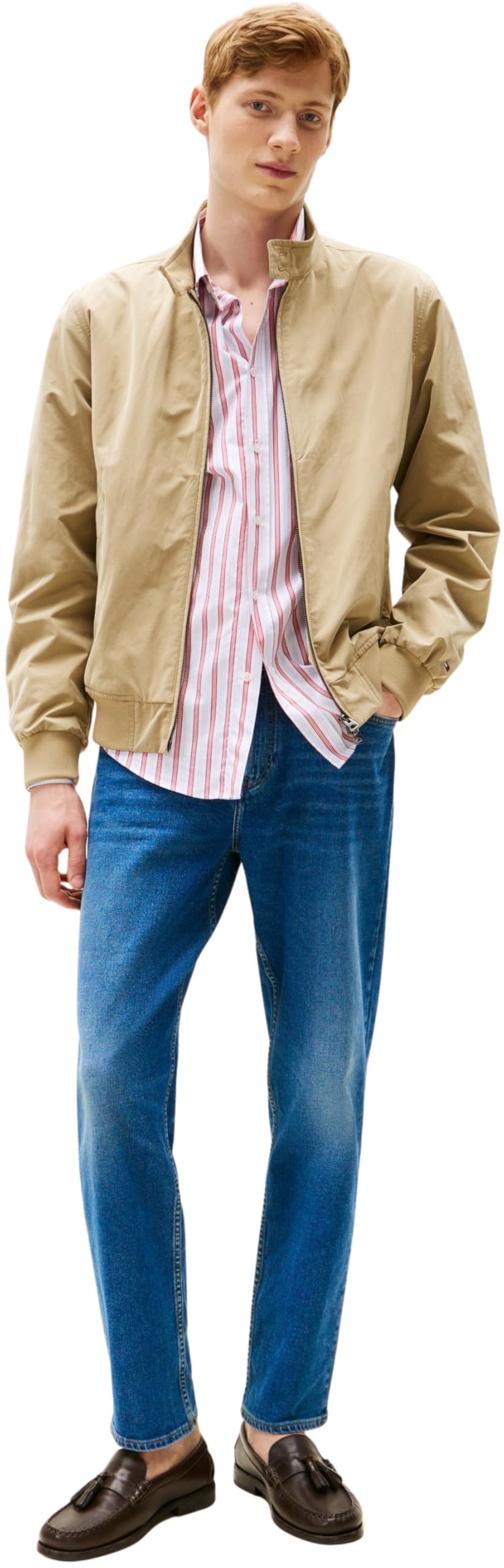 Tommy Hilfiger Vaqueros Hombre Tapered Harlem Talle Medio