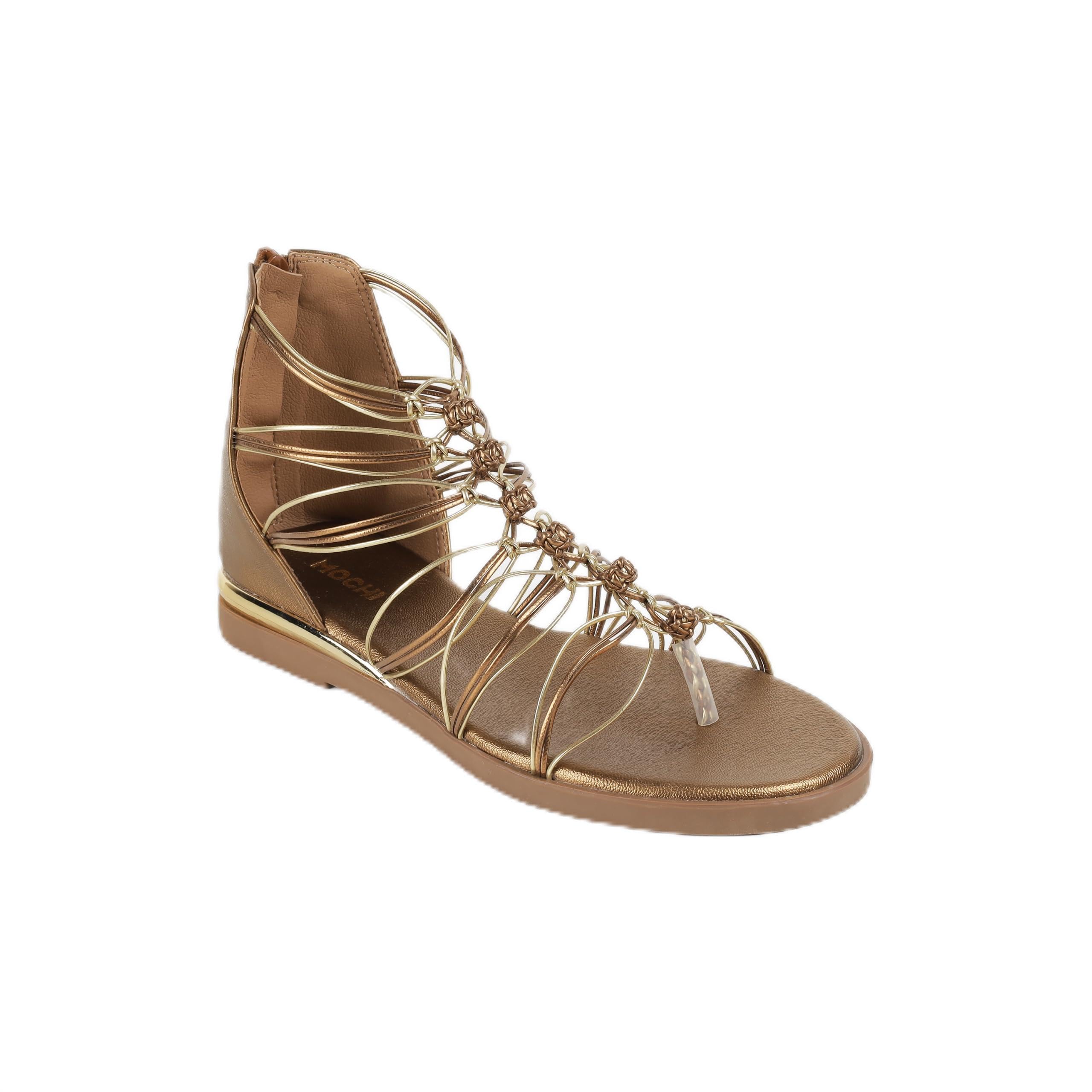 mochi Women' Beige Sandals-picture-17