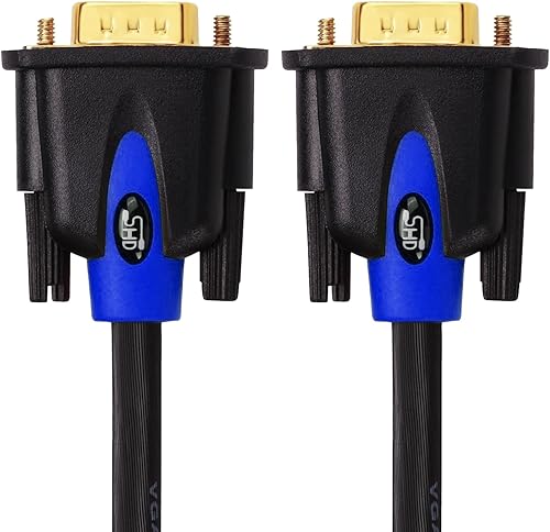 Cable VGA, SHD VGA a VGA HD15 cable de monitor para PC, laptop, TV, proyector de 10 pies