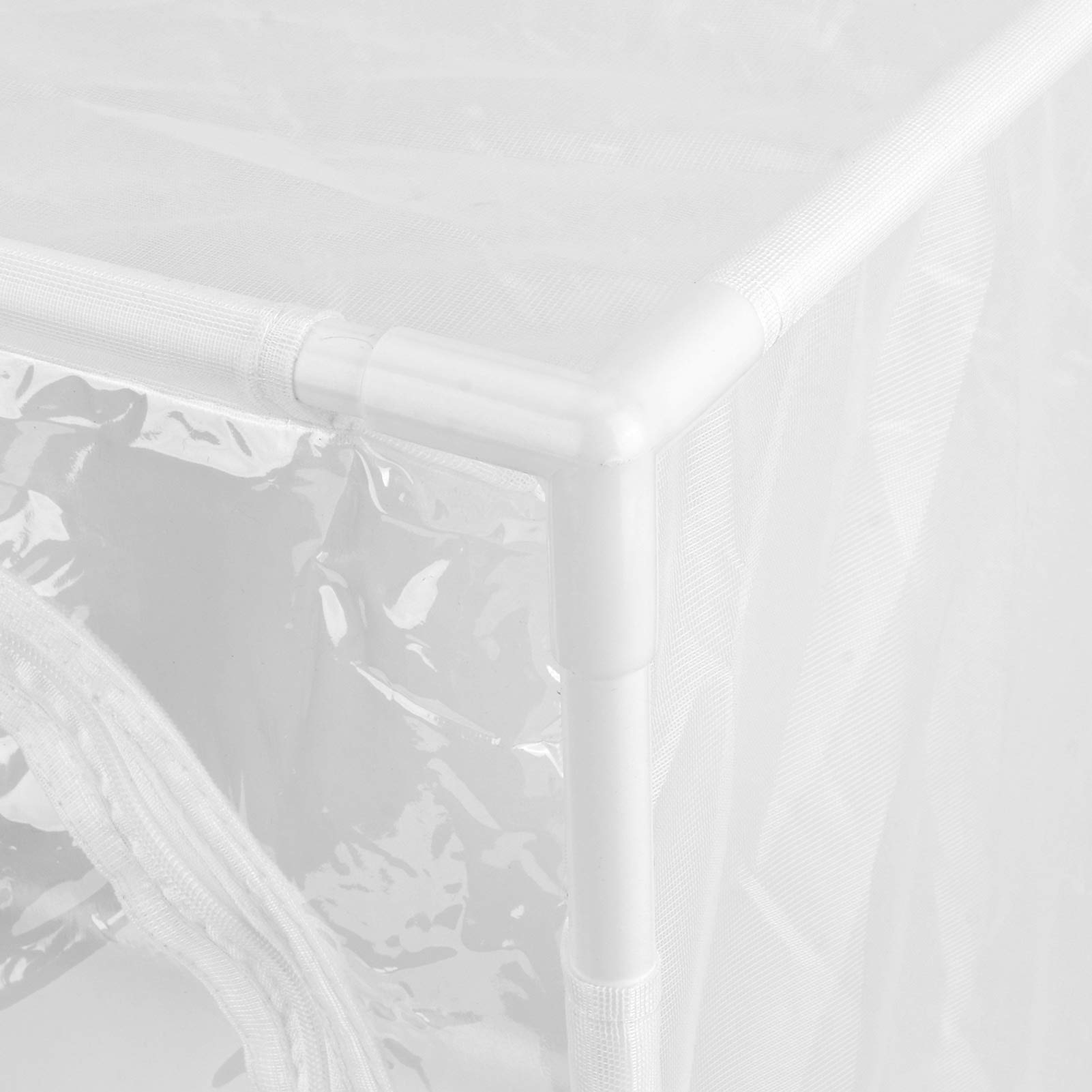 Jaula de Malla para Invernadero Jaula Antimosquitos Estructura Resistente para Cultivo Protegido Circulación de Aire Óptima Instalación Rápida y Fácil