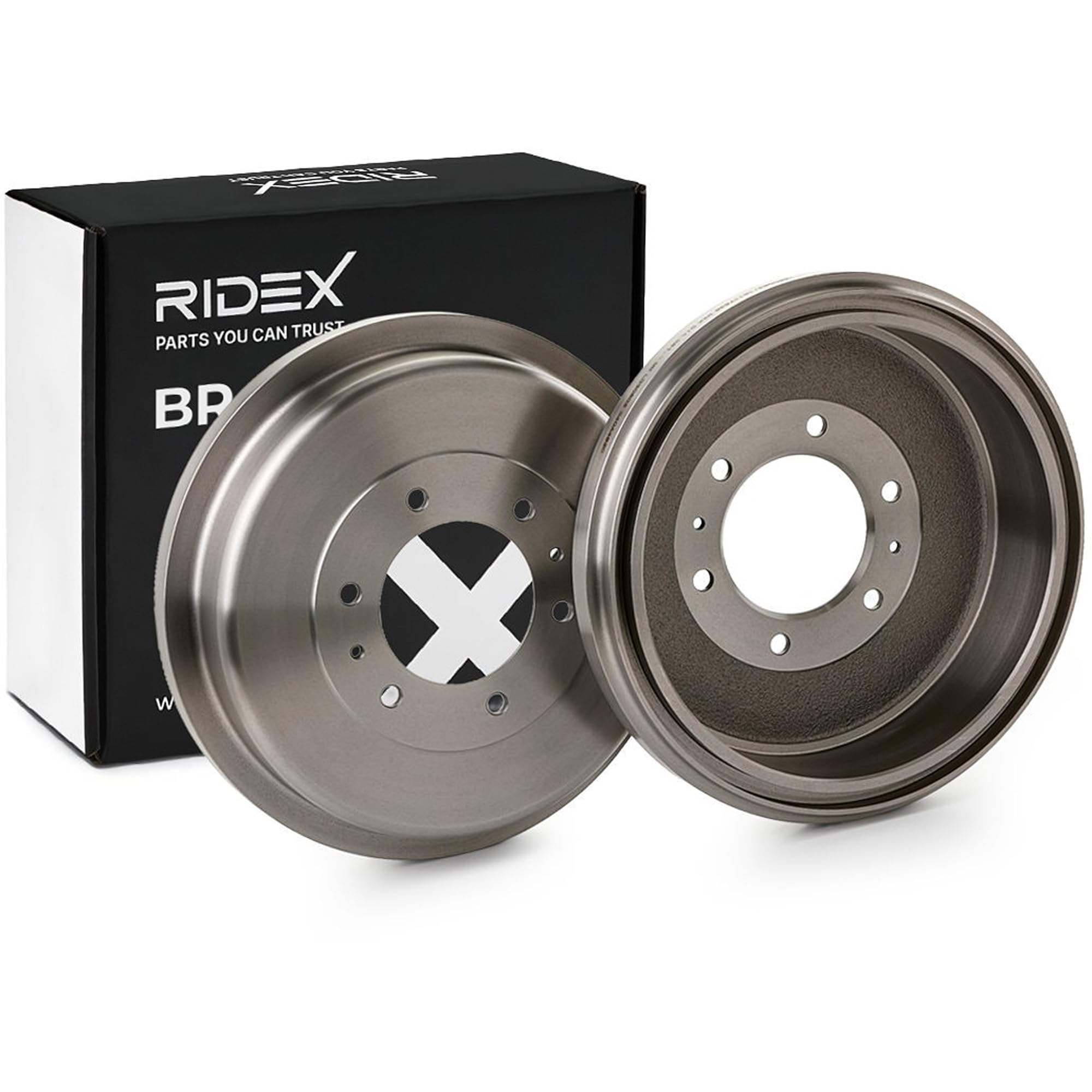 RIDEX 123B0253 Tambor de freno Trasero Compatible con NISSAN TERRANO II R20